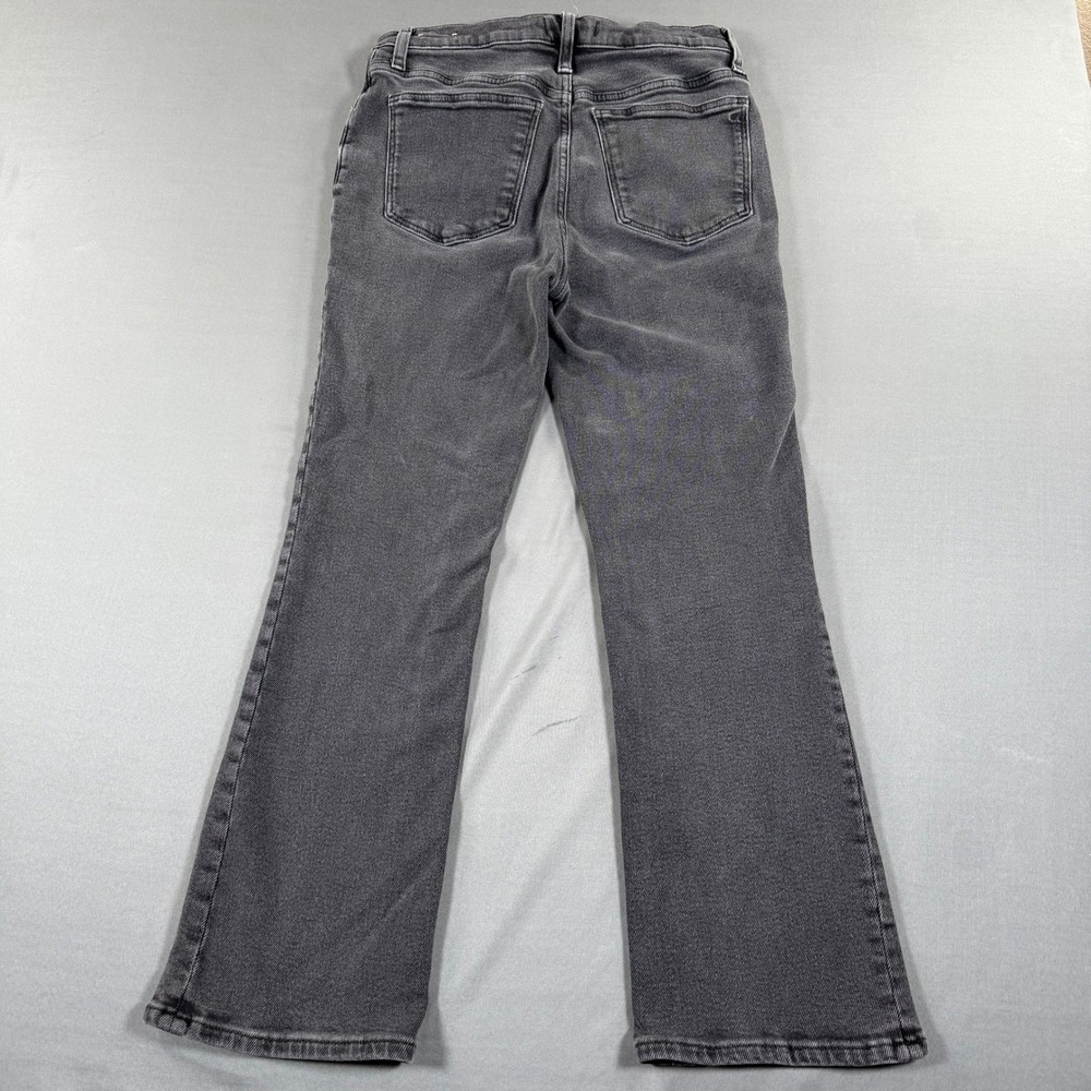 Madewell Jeans Womens 28 Gray Wash Kick Flare Bootcut Denim High Rise Stretch - Picture 2 of 10